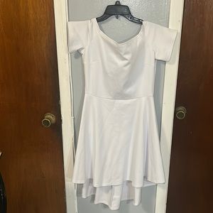 White casual dress